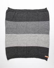 Load image into Gallery viewer, Three colour striped baby blanket