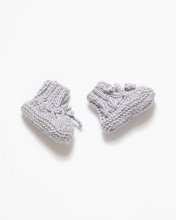 Load image into Gallery viewer, Alpaca yarn and silk fibre baby boots