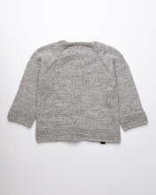 Load image into Gallery viewer, Light grey alpaca wool cardigan