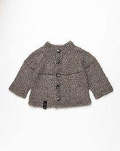 Load image into Gallery viewer, Grey alpaca wool cardigan