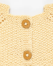 Load image into Gallery viewer, Lemon yellow silk and alpaca wool dress