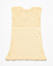 Load image into Gallery viewer, Lemon yellow silk and alpaca wool dress