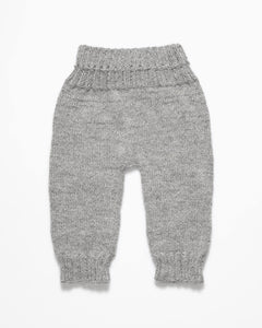 Light grey alpaca wool pants