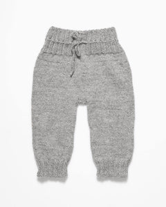 Light grey alpaca wool pants