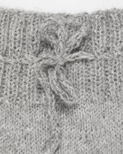 Light grey alpaca wool pants