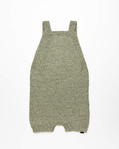Light green alpaca wool romper