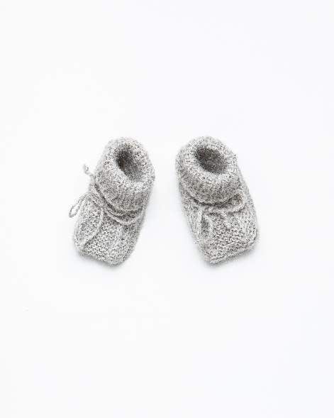 Light grey baby boots