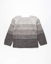 Load image into Gallery viewer, Stripey alpaca wool cardigan
