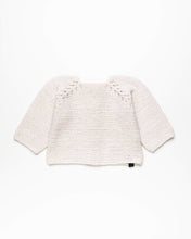 Load image into Gallery viewer, White alpaca wool jumper
