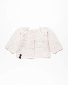 White alpaca wool jumper