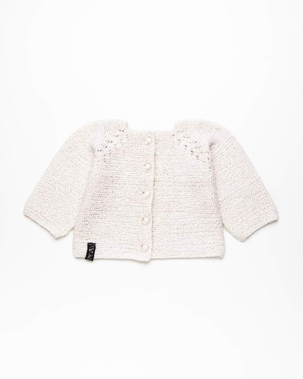 White alpaca wool jumper