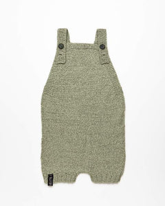Light green alpaca wool romper