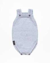 Load image into Gallery viewer, Light blue alpaca wool and silk fibre romper
