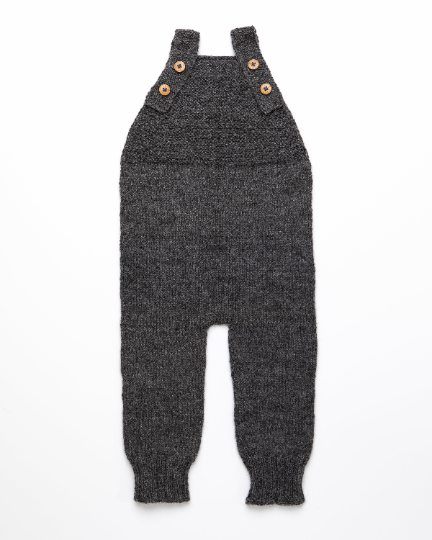 Dark grey baby romper