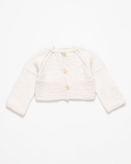 Silk and alpaca wool cardigan