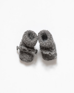 Dark Grey baby boots