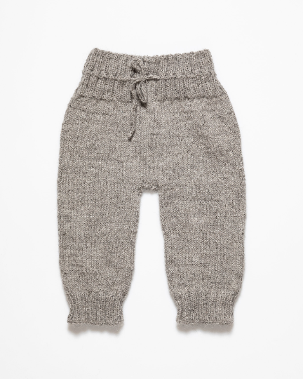 Medium grey alpaca wool pants