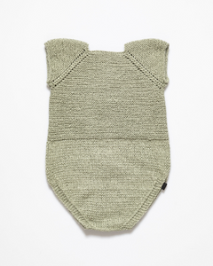 Alpaca wool and silk fibre romper