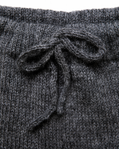 Dark grey high waist baby pants