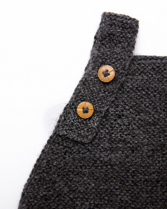Dark grey baby romper